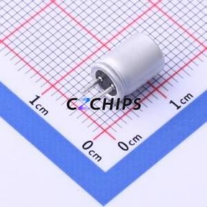 Condensador Sólido APSE2R5EC3821MF08S, Componente de Orificio Pasante (THT), D6.3xL8mm 820uF 20% 2.5V 5A100kHz - Product Image 2