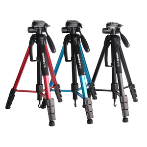 Neigbares Stativ für Kamera und Smartphone, Höhenverstellbares Tragbares Aluminium-Stativ für Vlogging, Livestreaming und Fotografie - Product Image 5