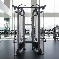 Machine Smith multifonctionnelle pour salle de sport commerciale, rack à squats, cable fly, entraîneur fonctionnel, machine Smith pour l'entraînement musculaire