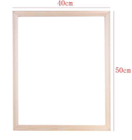 Cadre photo en bois simple à faire soi-même, cadre pour peinture à l'huile numérique, cadre extérieur décoratif pour peinture, peinture à l'huile
