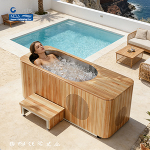 Bañera de Hielo Coasts con Enfriador y Filtro, Barril de Hielo de <span class=keywords><strong>Madera</strong></span>, 27 Años de Experiencia de Fábrica - Product Image 1