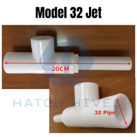 Aérateur à pompe à jet oxygénant à technologie de pression interne HatchHives, prix usine, avec pompe submersible de 2,2 kW pour étang à poissons et crevettes