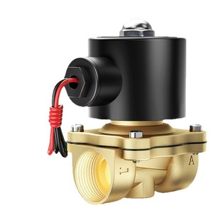 Válvula Solenoide de Cobre Normalmente Cerrada para Suministro de Agua, Uso en Exteriores, con Diafragma de Acero Inoxidable - Product Image 1