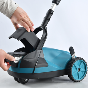 Tondeuse à gazon électrique sans fil 21V de qualité industrielle avec batterie au lithium, poignée télescopique, puissance 600W, désherbeur portable - Product Image 3