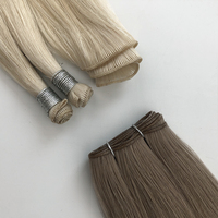 Extensions de Cheveux Genius Weft Russes Fines Invisibles, Double Drawn, Cheveux Humains Volume Genius Weft