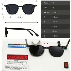 Gafas de Sol Redondas con Remaches y Montura Grande para Hombre y Mujer, con Logotipo Personalizado, Nueva Moda 2025, Protección UV400 - Product Image 6