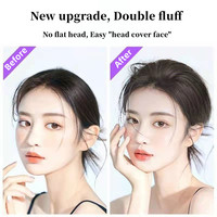Cheveux Chignon Synthétique Invisible Perruque Clip Insertion de Volume Inégale Ajouter les Cheveux des Femmes Volume Cheveux Coussinets Avec Peigne