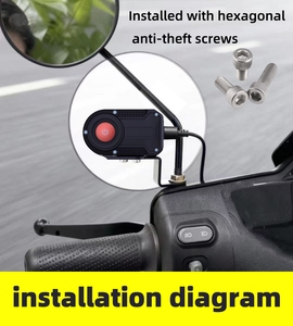 Caméra de tableau de bord pour moto HD 2K, étanche, WIFI, DVR, caméscope pour vélo électrique de montagne, caméra de casque de moto - Product Image 5