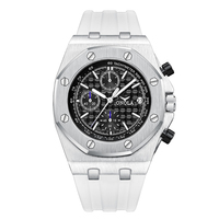 Montre de luxe pour homme de la marque ONOLA, montres à quartz multifonctionnelles de haute qualité, bracelet en silicone, montres en gros