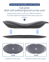 Phenitech Appareil de traction lombaire électrique avec airbag dynamique Étirement du dos Massage du dos par vibration portable