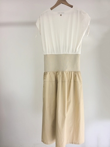 Abito da <span class=keywords><strong>donna</strong></span> con pannello Color Block originale PG di ispirazione reale spagnola a vita Ultra larga-estate, minimalista e di lusso - Product Image 5