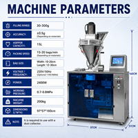 Machine d'emballage automatique de poudre en sachets préformés Doypack pour épices, curcuma, assaisonnements, cumin, poudre de maïs