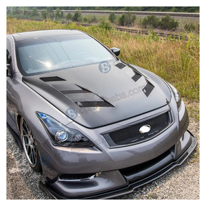Pièces extérieures personnalisées pour voiture, capot en fibre de carbone véritable pour Infiniti G37 G25 berline <span class=keywords><strong>2010</strong></span>-2013, mise à niveau du capot moteur en carbone - Product Image 5