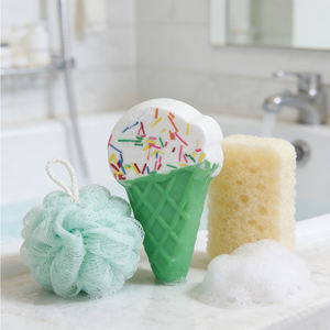 Bombe de bain en forme de <span class=keywords><strong>cornet</strong></span> de crème glacée personnalisée en usine |   Bombes de bain effervescentes en gros pour enfants |   Boules effervescentes pour la douche <span class=keywords><strong>bio</strong></span> en gros OEM/ODM - Product Image 1