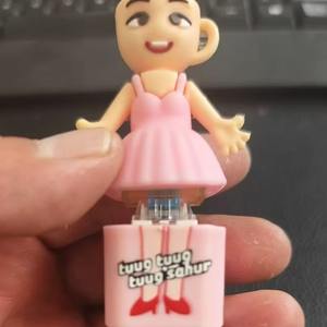 2025 MG Tung Tung Sahur porte-clés bureau décor bouton-poussoir soulagement du Stress jouet créatif Meme Figure italien Brainrot Collection - Product Image 4