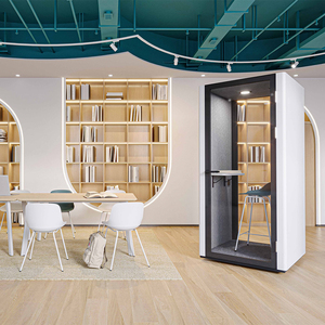 Flexspac 2025 nuovo ufficio mobile acustico cabina telefonica piccola sala riunioni con sistema di ventilazione per l'ufficio cabina telefonica e centro commerciale - Product Image 2