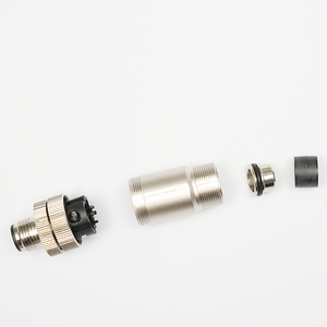 M12 промышленный IP67 Водонепроницаемый прямоугольный гнездовой разъем A-Coded Binder штекер A-Code Piercecon экранированный коннектор - Product Image 3