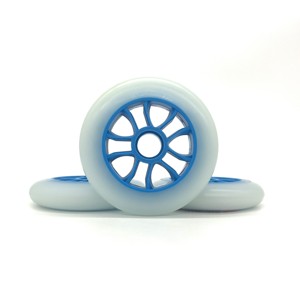 Ruedas de <span class=keywords><strong>patines</strong></span> en línea de velocidad profesional de poliuretano personalizado de fábrica, <span class=keywords><strong>patines</strong></span> en línea de rueda grande de <span class=keywords><strong>125mm</strong></span> de velocidad - Product Image 2