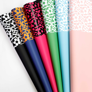 Waterproof New Color Bouquet Wrapping Paper Florists Supply New Materials