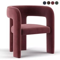 Fauteuil nordique moderne de luxe léger, siège individuel en tissu avec structure en bois, mobilier de maison pour hôtel, salon, réception, salle à manger