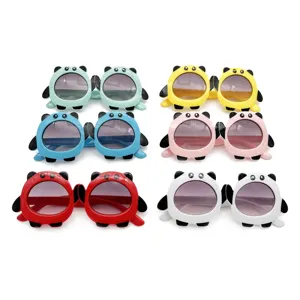 Giá rẻ bán buôn trẻ em Kính mát Trường hợp bé Sun Glasses Set cho cậu bé và cô gái trẻ em với biểu tượng tùy chỉnh