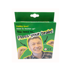 Juguete de Broma Clásico Unisex Jokez 8772B: Novedoso y Aclamado Juguete de Plástico 'Brain Floss' con Bajo MOQ, Ideal para Regalos y Bromas, Duración 14 Años - Product Image 1