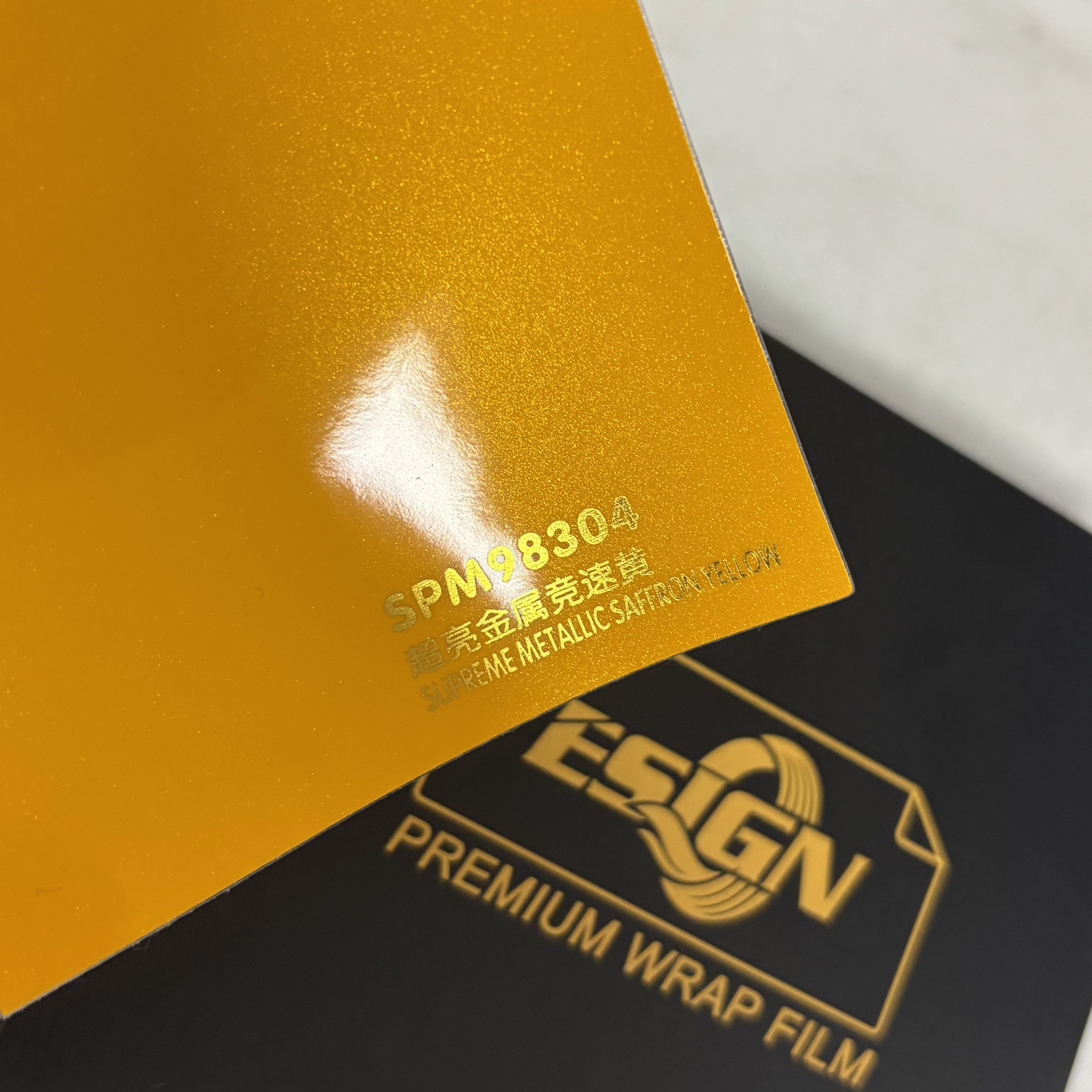 Super Metallic Saffron Yellow