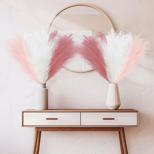 Oferta Especial: Decoración para el Hogar y Bodas, Hierba de Pampas Artificial Grande, Flor de Pluma Estilo Boho, Rama de Caña Grande para Fiestas en Casa - Product Image 5