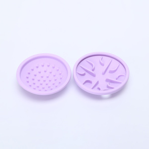 Mainan anjing pemberi makan lambat hewan peliharaan silikon ramah lingkungan tahan lama Mainan Gigit interaktif dengan fitur bocor suplemen hewan peliharaan edukasi - Product Image 3