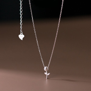 Collar en Forma de Y de Plata S925, Edición Coreana, Simple, con Cuentas de Perlas Ligeras, Colgante de Moda, Collares Personalizables con Perlas Sintéticas - Product Image 5