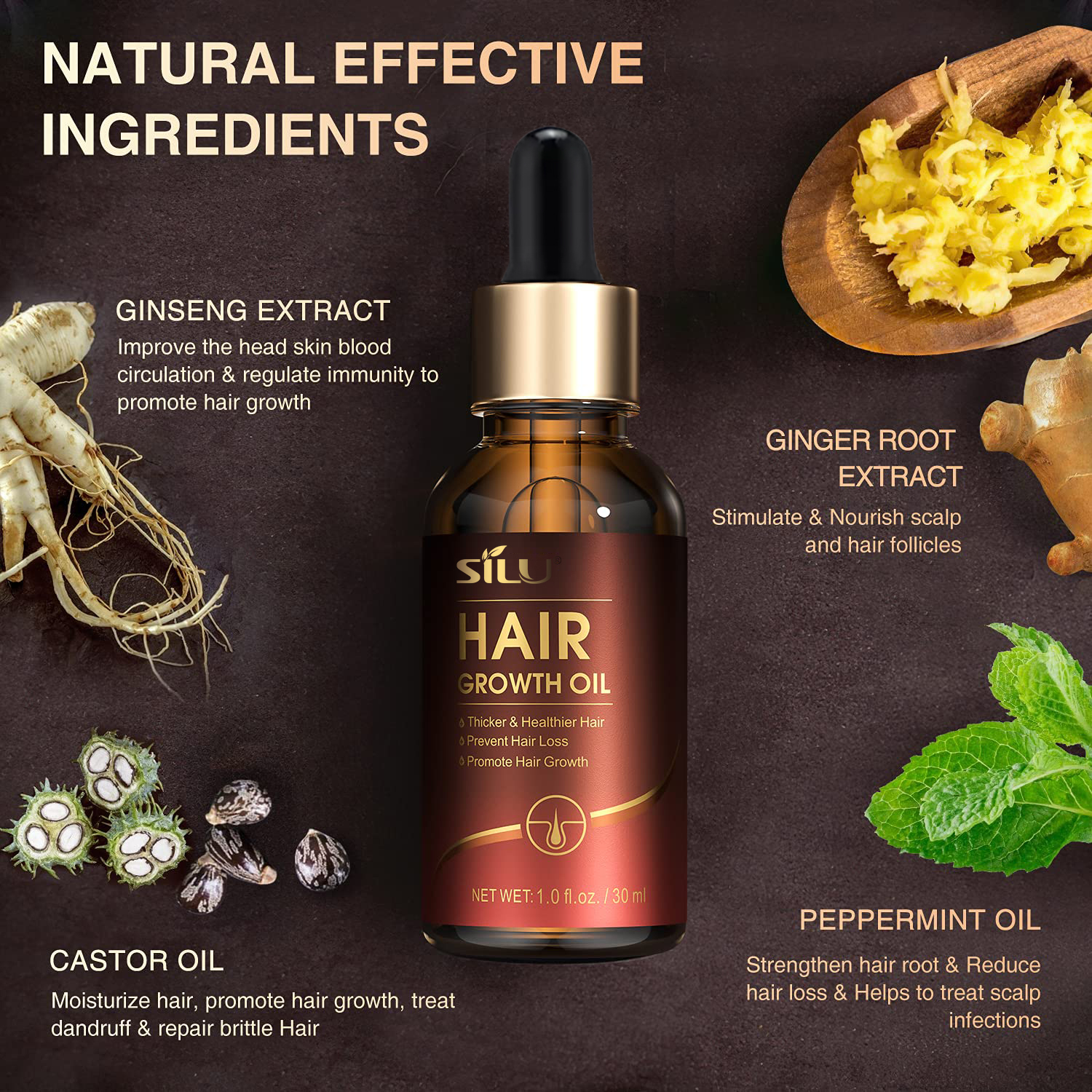 Japan Best Allurium Scalp Hair Growth Serum - Vegan Formula