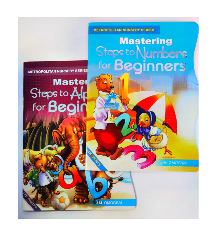 Cetakan buku anak-anak kualitas terbaik penutup lembut cetak buku anak-anak warna-warni