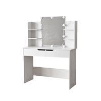 Meja rias meja rias rias meja rias atas kaca furnitur Modern kamar tidur kayu