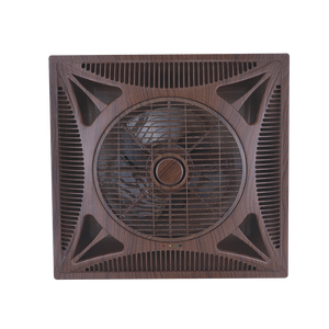 Silent False Office Square Electrical <strong>Remote</strong> <strong>Control</strong> 14 inch <strong>Wall</strong> Mount black low profile <strong>ceiling</strong> <strong>fan</strong> with Lamp - Product Image 1