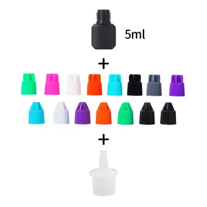 Wholesale 5ml Plastic Glue Bottle 10ml 15ml Empty Eyelash Glue Bottle