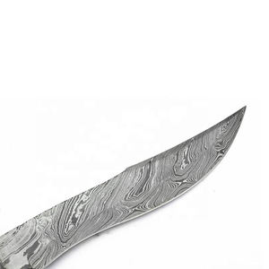 มีดโบวี่คุณภาพพรีเมียม ใบมีดแข็งแรงทำจากเหล็กดามัสกัส ด้ามจับทำจากไม้และกระดูกสวยงาม เหมาะสำหรับกิจกรรมกลางแจ้ง - Product Image 2