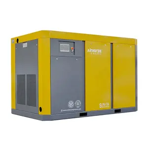 Low Noise 220kw 300hp Industry 10bar 12bar 1100cfm Fixed Speed Screw Air Compressor With Mam 6080 Controller With Air Dryer