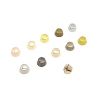 Vente en gros de rivets trapézoïdaux en alliage de zinc de 11 mm, de luxe et tendance, à visser, pour accessoires de sacs