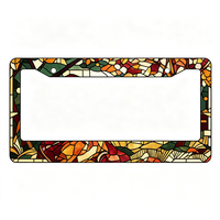 Cadre en aluminium mobile contemporain avec logo personnalisé imprimé, taille standard américaine, pour baptême, Diwali, Pâques