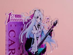 OEM Odm อนิเมะ Wuthering Waves คาร์ลอตต้า อะคริลิกสแตนดี้ ฉลองครบรอบ 1 ปี แบบสองสไตล์ ของตกแต่ง - Product Image 3