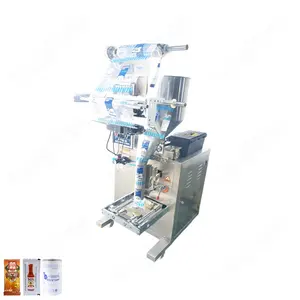 VFFS Pneumatic Piston Cylinder Pepper Paste Sachet Bag Packer | Vertical Forming Filling Sealing Pouch Packing Machine