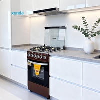 Cuisinière à gaz Xunda 4 brûleurs, appareil de cuisine, cuisinière à gaz pour la cuisson et la pâtisserie, cuisinière à gaz 4 brûleurs, four encastrable indépendant pour cuisinière électrique