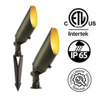 Lampes LED à faible tension pour extérieur, étanches, connectées par câble extérieur, projecteur encastré, éclairage paysager en laiton