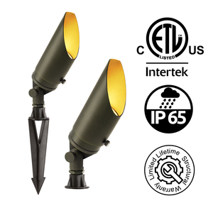 Lampes <span class=keywords><strong>LED</strong></span> à faible tension pour <span class=keywords><strong>extérieur</strong></span>, étanches, connectées par câble <span class=keywords><strong>extérieur</strong></span>, projecteur encastré, éclairage paysager en laiton - Product Image 4