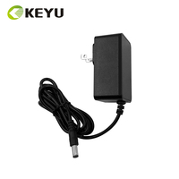 Adaptateur secteur mural à sortie unique 12V 2A AC DC 24W avec prises USA/UK/EU/AU/Inde/Corée