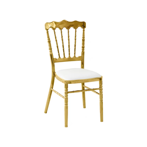 Napoleon Hotel Dining <strong>Chair</strong> Contemporary Design with Stable <strong>Bamboo</strong> Joint Crystal Hall Back Leather Upholstery Electroplated - Product Image 6