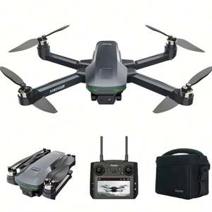 Kit de Dron Plegable Profesional S197, Pantalla HD 4K de 4.5 Pulgadas, Controlador de Vuelo FPV, Motor sin Escobillas GPS, Juego Completo de Plástico - Product Image 1