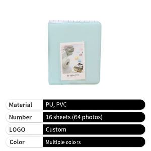 Álbum de Fotos Pequeño Portátil de Cuero 2025 con Logotipo Personalizado para Instax, para Nuevas Mamás - Product Image 4