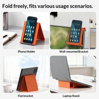 Support de téléphone flexible en silicone, stabilisation d'image, support de bureau pliable pour tablettes et ordinateurs portables, accessoires mobiles pratiques pour les voyages
