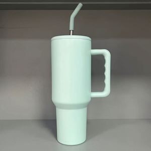 Gobelet de voyage isotherme H3.0 avec poignée, 40 oz, double paroi, couvercle, paille, antidérapant, couleur personnalisée OEM - Product Image 5